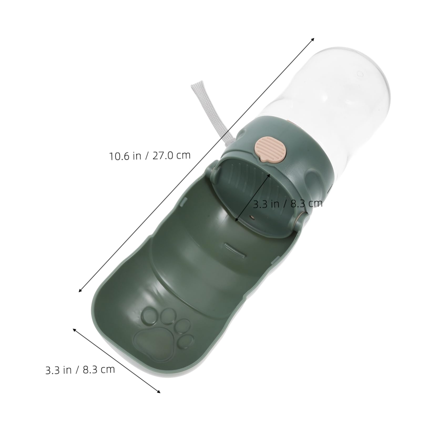 Hohopeti Pet Drinking Cup Portable Dog Water Bottle Lightweight Easy to Carry for Activities