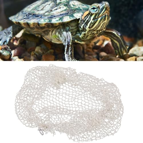 Image of Aquarium Escape Proof Screen Net - Clear Mesh Netting Cover for Fish Tank, Reptile Terrarium (M)