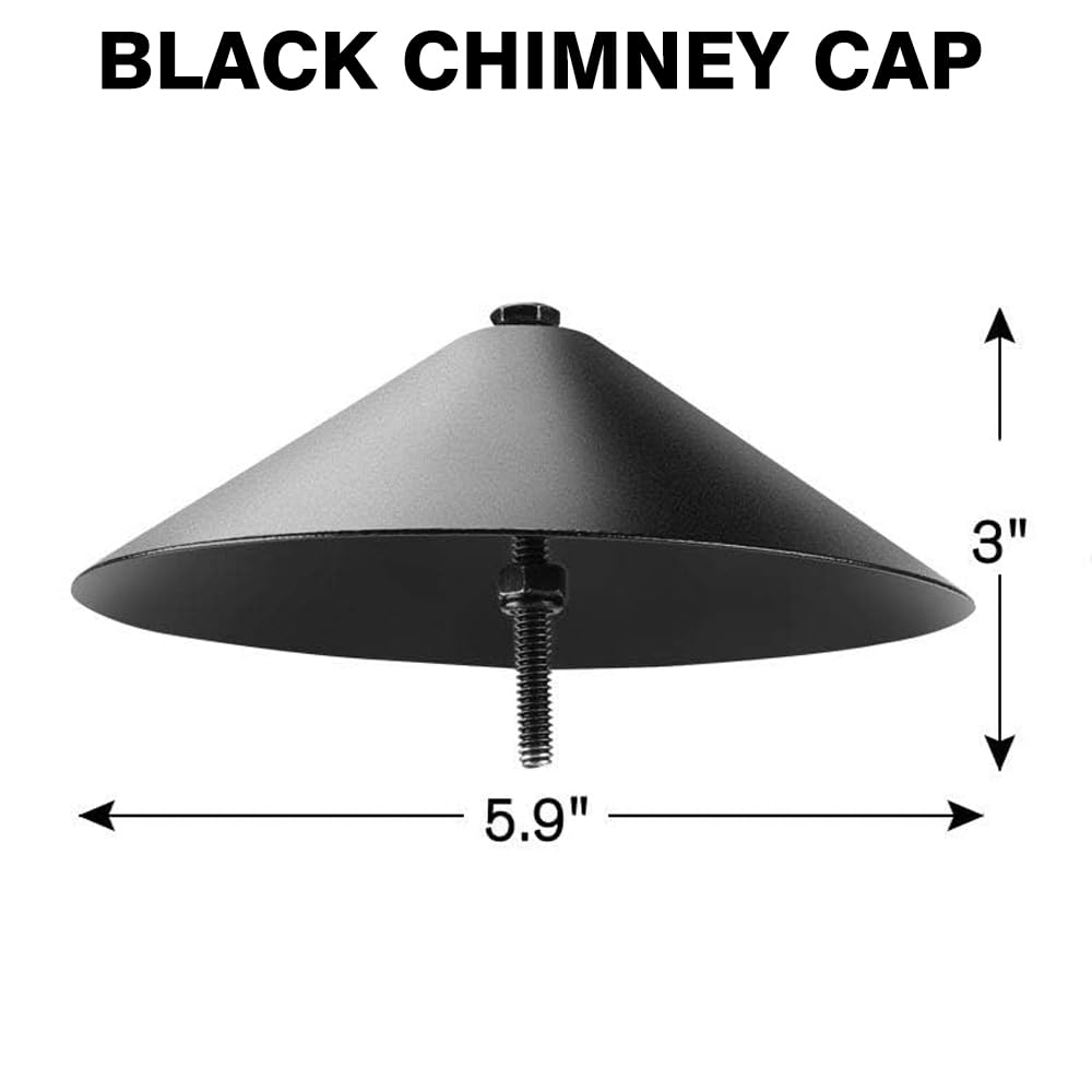 Pellet Grill Chimney Cap Replacement for Pit Boss, Traeger and Other Models