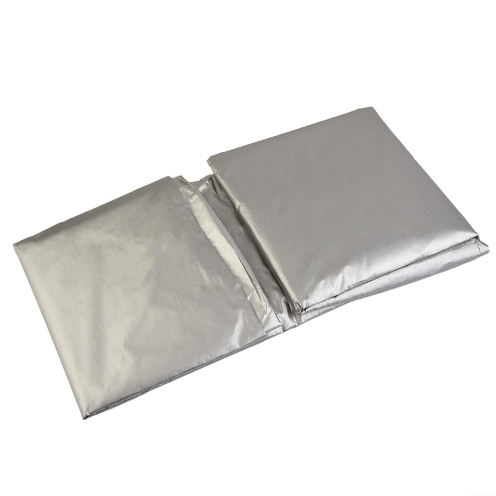 IBC Housse de protection pour réservoir d'eau 120 x 100 x 116 cm Gris 210D avec rabats d'accès pour réservoir d'eau extérieur Protection UV 1000L Feuille isolante