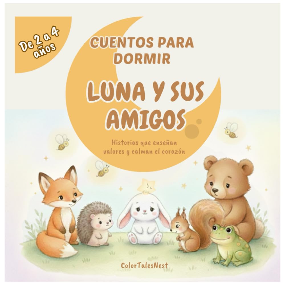Cuentos para dormir con Luna: Historias que enseñan valores y calman el corazón