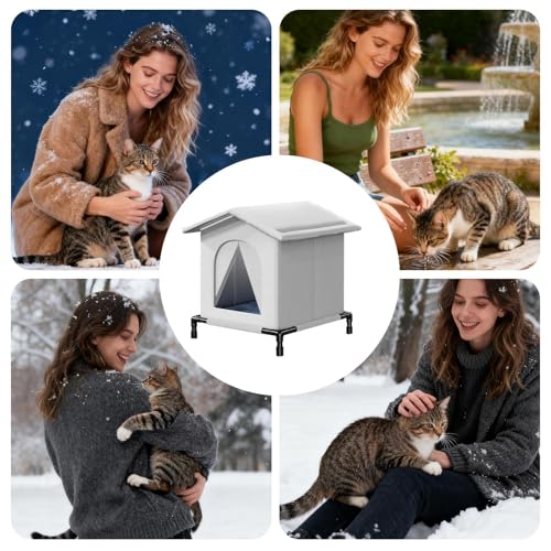 Niche pour chat pour terrasse et extérieur, le refuge parfait en camping