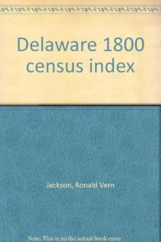 Unknown Binding Delaware 1800 census index Book