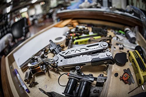 Gerber Gear Center-Drive Multitool Bit Set With Pliers, Knife & More - Coyote Brown Berry-Compliant Sheath #TOP7