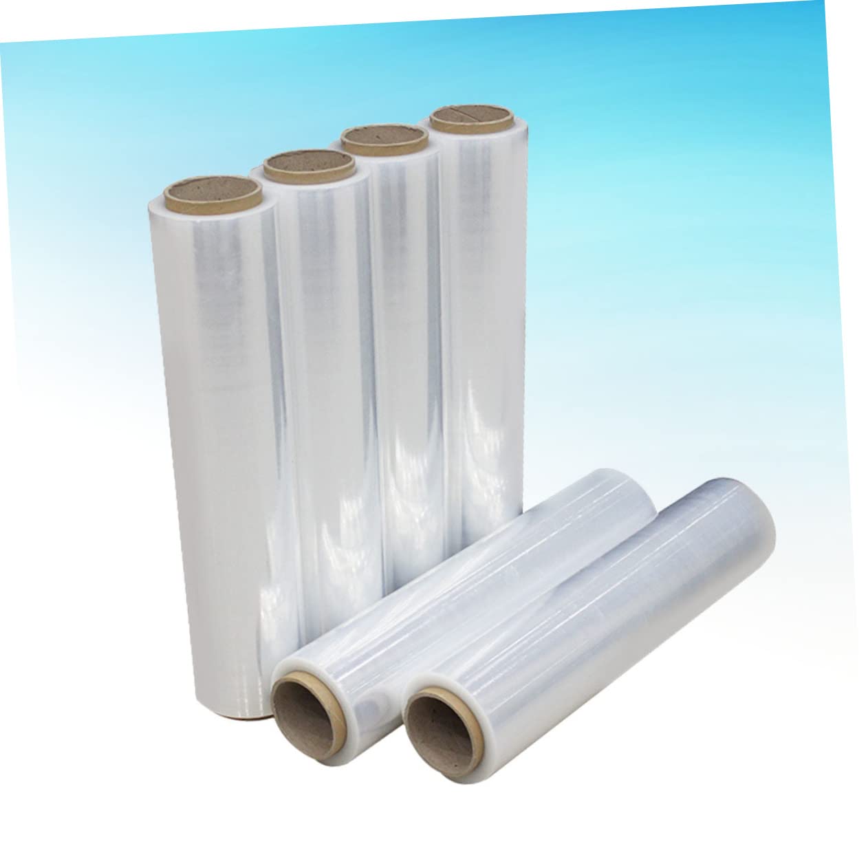 Pellicola Estensibile per Imballaggio 1 Rotolo Lldpe Resistente | 160m, Trasparente, Facile da Srotolare, per Magazzino e Deposito, Film Spesso e Robusto