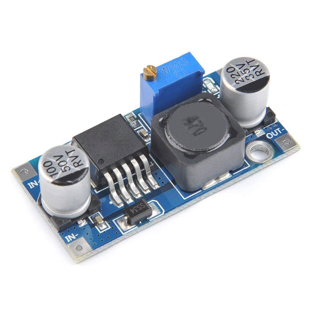 ARCELI Step Down Converter, Buck Converter, DC-DC Step Down Convertitore Modulo, 3.2-40V to 1.25-35V Power Supply Step Down Module Compatibile con Arduino (5 pezzi)