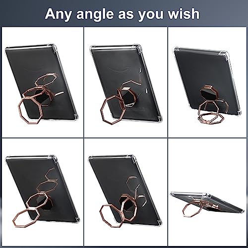 Image of CoBak Clear Case & Hand Strap for Ebook 11th Gen 2021-Lightweight Scratch-Proof Silicone Back Cover.Rosegold