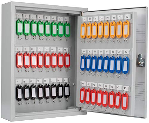 winbest Steel Key Safe Wall Mount Cabinet Storage Key Lock Safe Box (75 Key Safe Wall Mount Cabinet)
