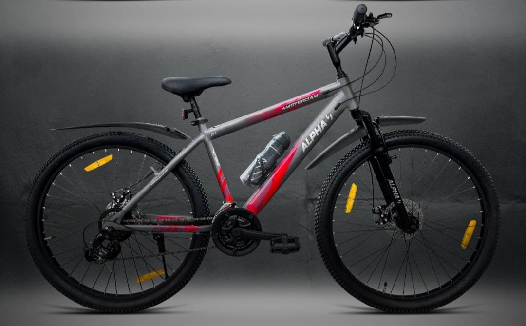 Alpha Amsterdam 27T 21 Speed Front Shock Dual DISC Mountain Cycle-image-46