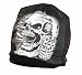 Hot Leathers Assassin Gangster Skull 3d Sub Cap Beanie Knit Black White Grey Khc1017