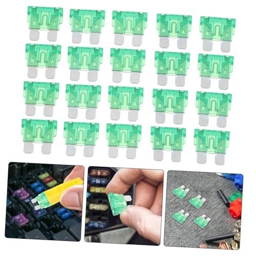 Kit de reemplazo de fusibles automotrices tipo cuchilla estándar TEHAUX, 60 piezas, construcción duradera para protección de circuitos en automóviles y RV miniatura 3