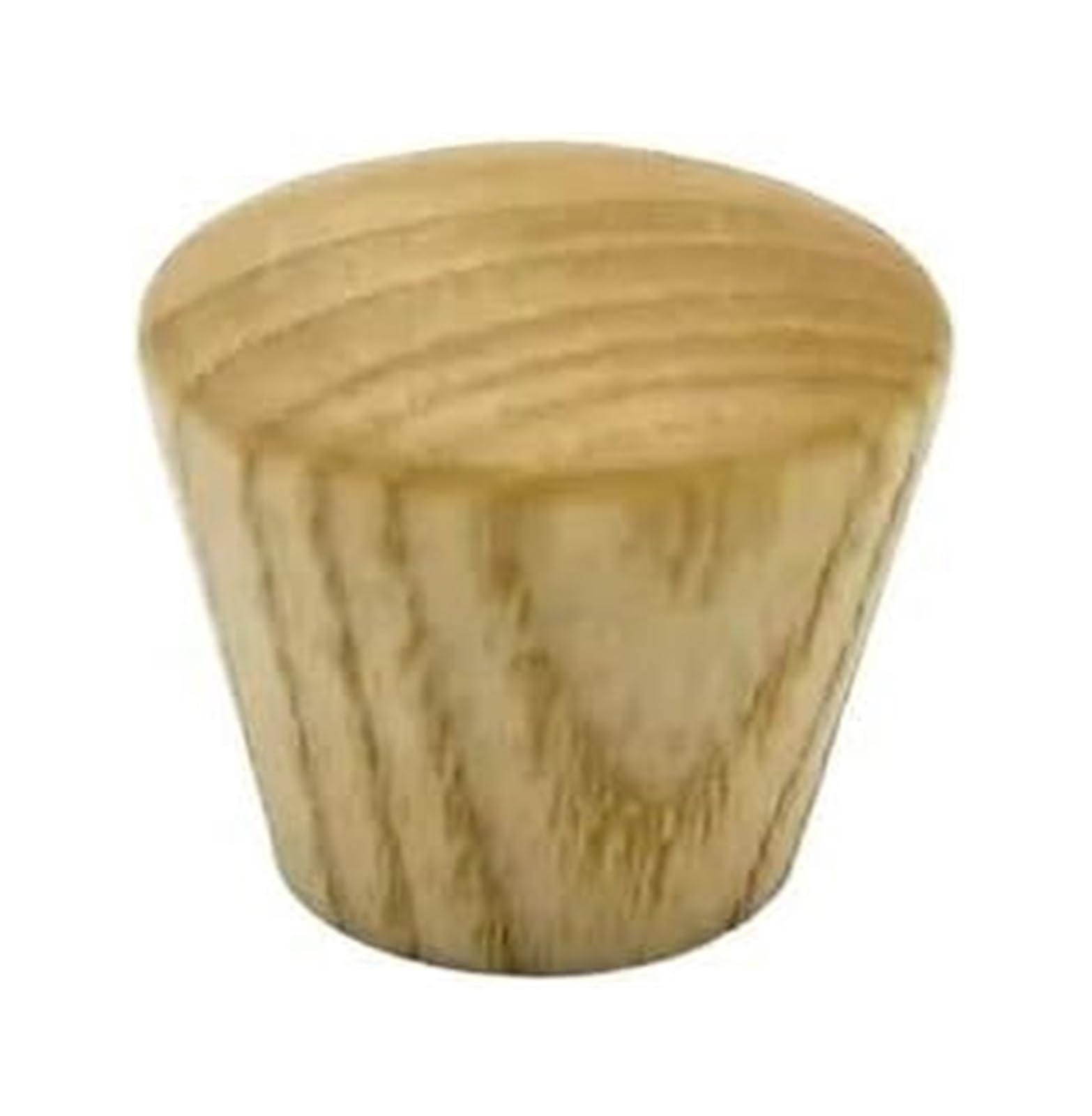 Opeximatun B3 24*28Mm Drawer Knobs, 10Pcs Solid Wood Furniture Single Hole Cupboard Door Knob Wardrobe Drawer Pulls(B3 24 * 28Mm)