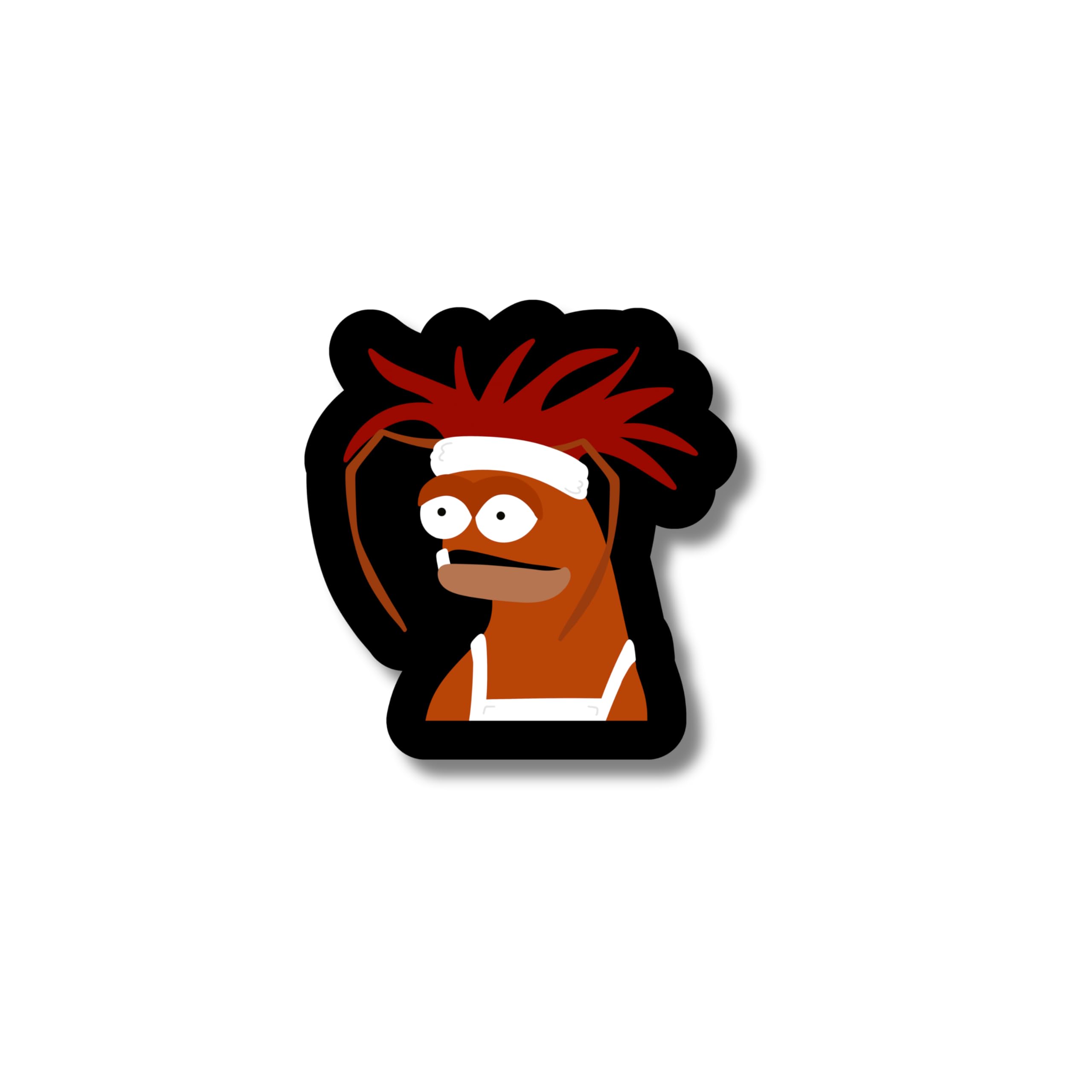 Pepe the King Prawn Sticker - Pepe - Pepe the King Prawn Meme - Pepe Meme Sticker