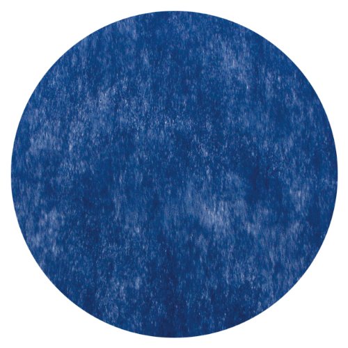 Lot de 50 sets de table ronds jetables en non-tissé bleu foncé Ø 34 cm