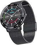Reloj inteligente impermeable IP67 con batería duradera: batería de 180 mAh de capacidad y diseño de bajo consumo de energía que ofrecen una mayor resistencia para este monitor de frecuencia cardíaca. Eso solo tarda 2 horas en cargarse y se puede utilizar hasta 8 días con un tiempo de espera de 15 días.