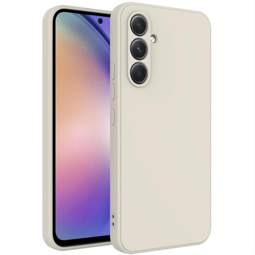for Samsung Galaxy A37 Case White, Scratch Resistant with Soft Touch, Slim Thin Phone Cover for Galaxy A37