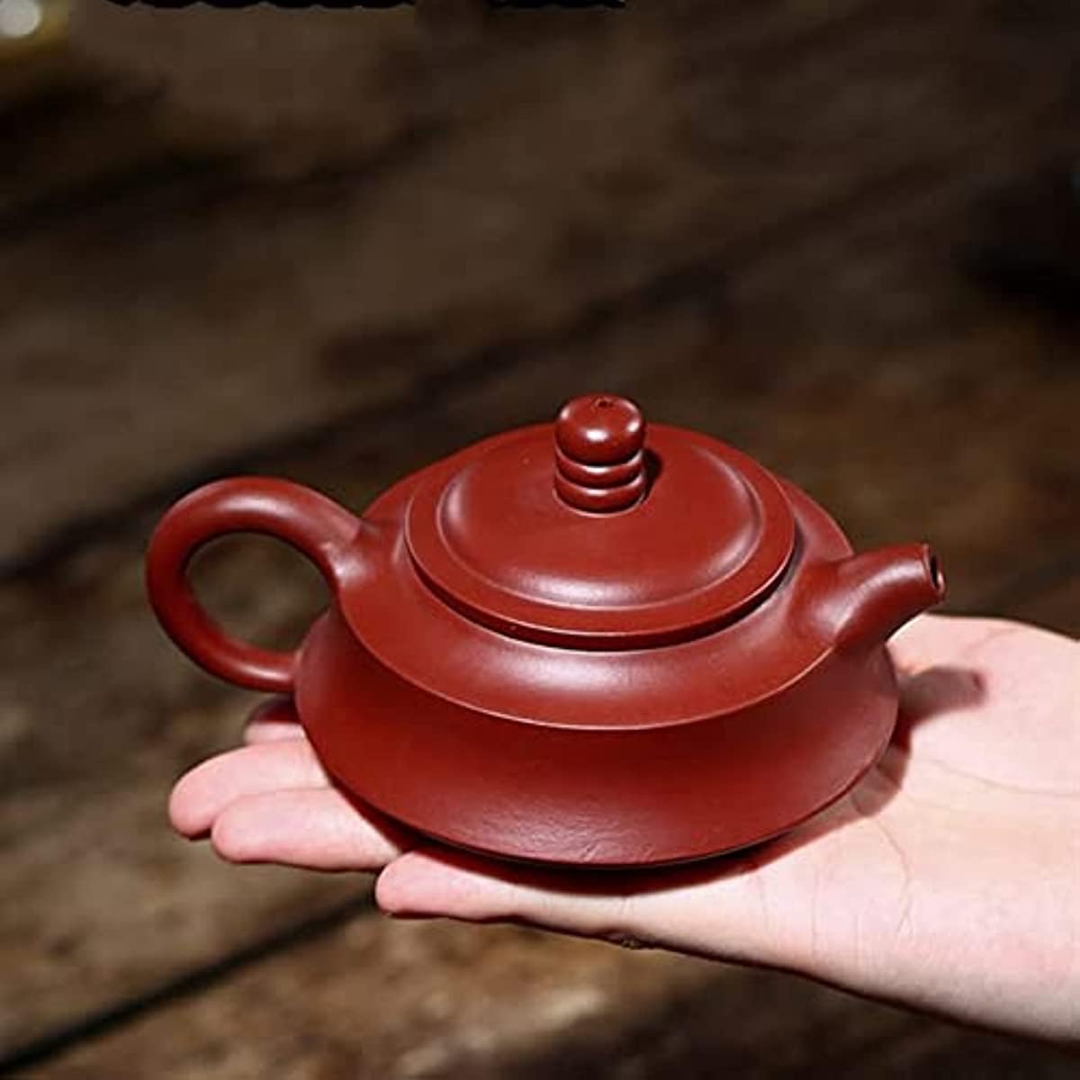 Chiński zestaw do herbaty Gongfu, 120 ml fioletowy czajnik w kształcie kuli, zaparzacz do herbaty, zestaw do herbaty Zisha do podróży, domu, na zewnątrz i do biura