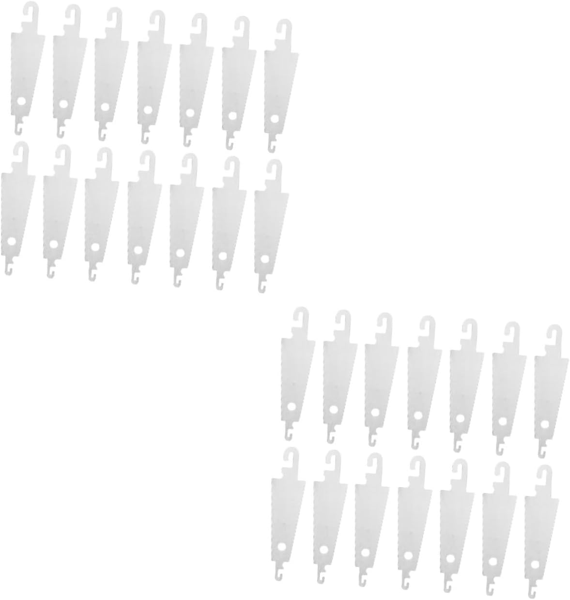 Tofficu 200pcs Needle Threader Tool for Cross Needles Convenient Sewing Accessory for Beginners and Enthusiasts Lightweight and Portable
