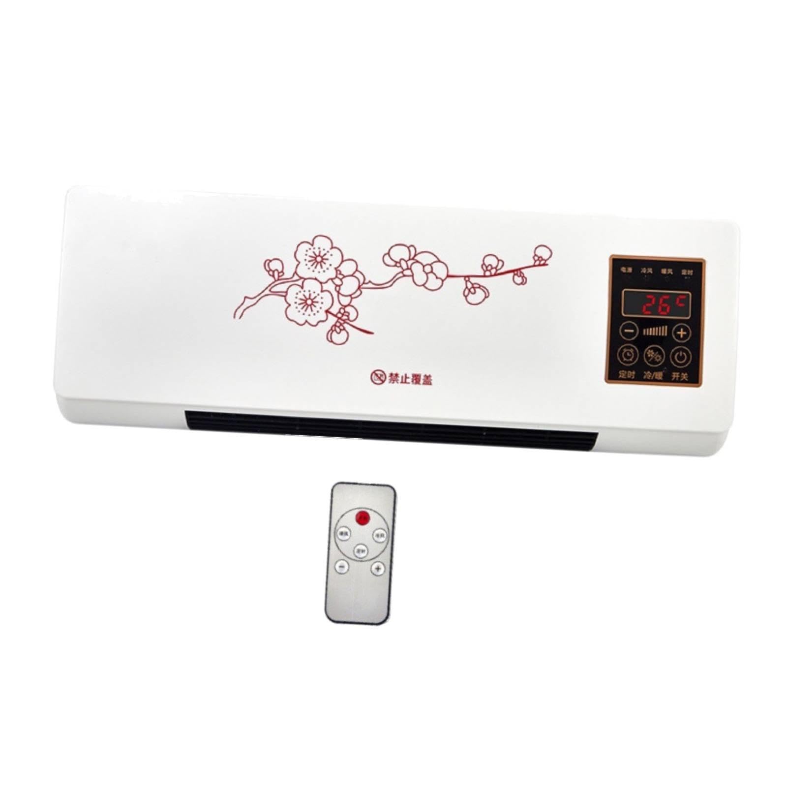 Small Split Air Conditioner Heater Unit Wall Mounted Summer Winter Heat Pump Red Flowers|Home & Garden| Home Improvement| Heating, Cooling & Air| Heating & Cooling Appliances| Portable Ai-image-24