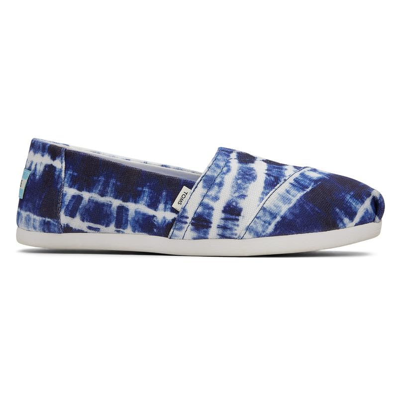 TOMS Women Canvas Blue Batik Print Slip Ons Sneaker Casual & Comfortable Shoes (Navy, 3) (B0CBLXVGMV) Amazon Price History, Amazon Price Tracker