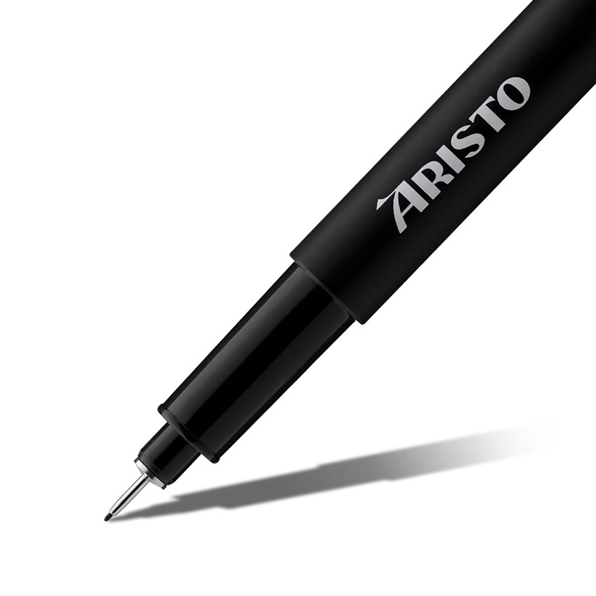 Aristo 0.05, 0.1, 0.2, 0.3, 0.5, 0.8mm Pigment Liner, Quick Drying, Light & Water-Resistant Highly Pigmented Black Ink, Ideal for Technical Drawing Sketching Illustration Outline Handwriting Pen