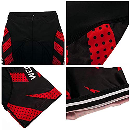 Pantalones cortos para ciclismo para hombre, con almohadilla 5D y transpirable miniatura 4