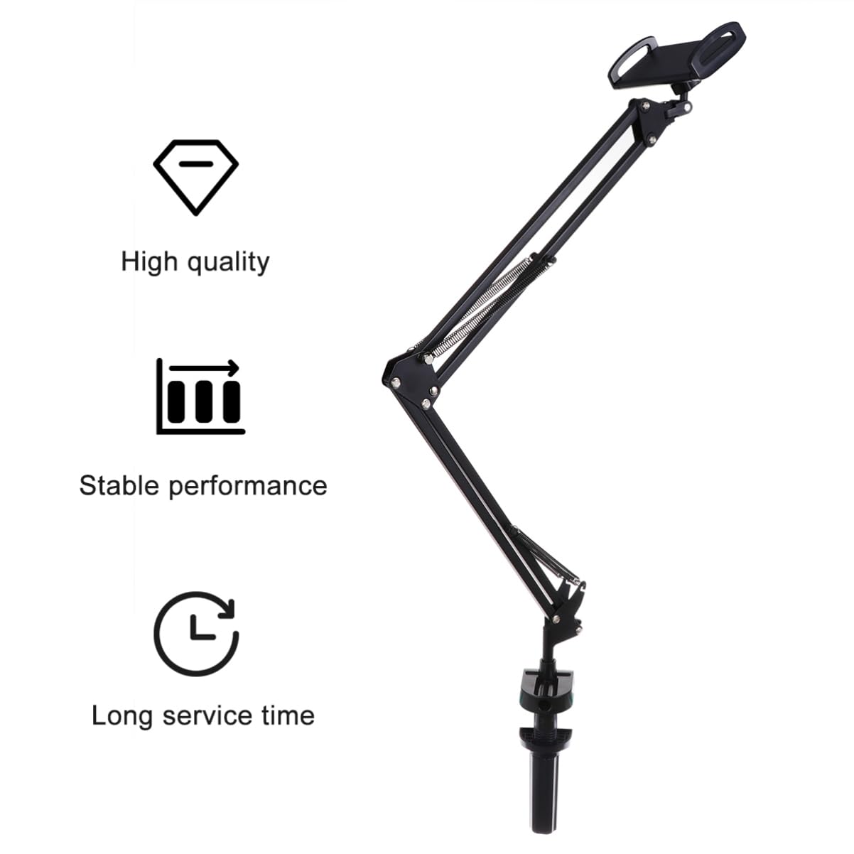 BRIGHTFUFU Present for Family Friends Articulating Arm Phone Holder Lazy Bracket for Tablets