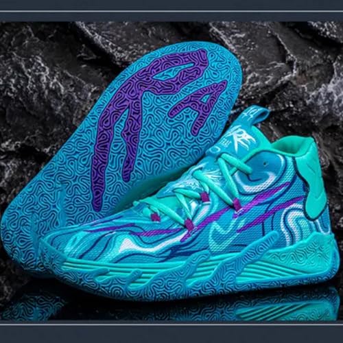 Mens Lace Up Multicolor High Top Basketball Shoe Non-Slip Breathable Running Shoes Fahsion Lightweight Outdoor Gym Sneakers4