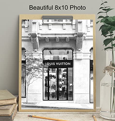 Photo Of Designer Store Glam Wall Decor – Unique Designer Home Art Poster For Apartment Living Room Bedroom – Chic Gift For Women Woman Wife Her Haute Couture Fashion Fans– 8X10 Picture Print Wall Art #TOP3