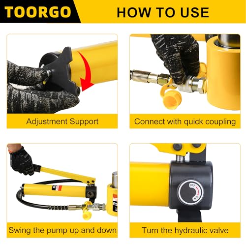 Image of CP-180 Hydraulic Hand Pump,Hand Operated Pump Manual Pump Hydraulic Pump for Lifting Cylinders