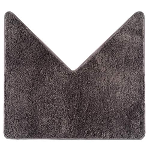 Alfombrilla de baño de microfibra de alta calidad fluffy V 2
