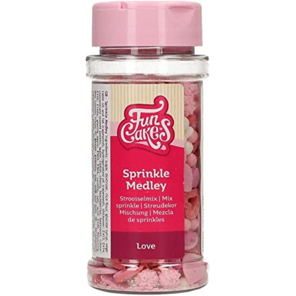 Funcakes Pink Love Sprinkle Medley 180G