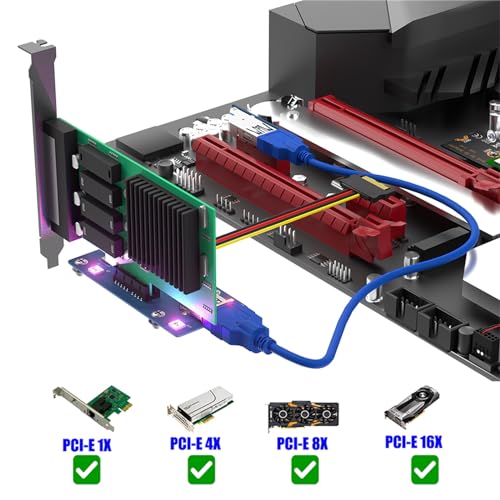 Carte PCIE 1X Évite les Pertes de Données pour Écran PC - 2