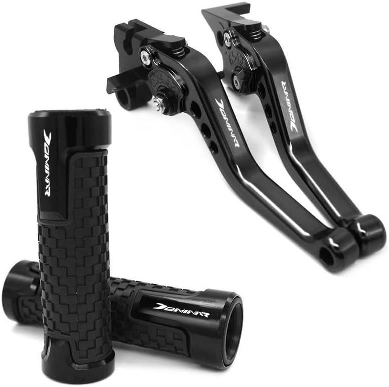 Miniatura 9 de NIKKHO Palanca de embrague de freno para Ba&jaj Dominar 400 2017-2018 2019 Palancas de embrague de freno de motocicleta manillar manillar