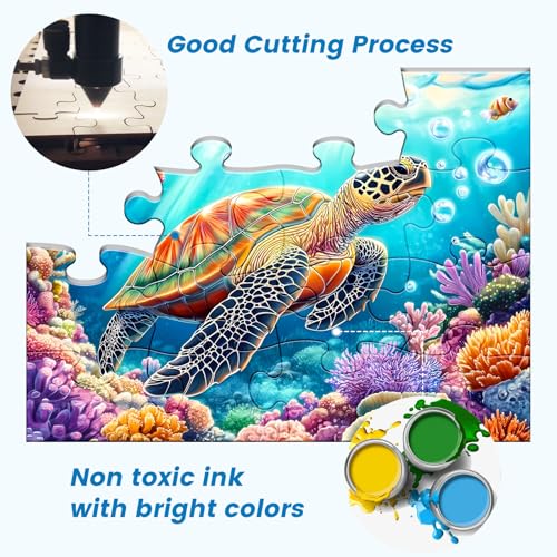 6 Packs 16 Large Piece Puzzle para adultos mayores con demencia y Alzheimer | Juegos de memoria con 6 bolsas de almacenamiento miniatura 3