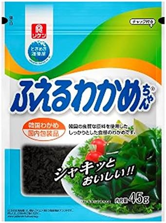 Amazon 理研 ふえるわかめちゃん韓国 45g リケン 乾燥わかめ 通販