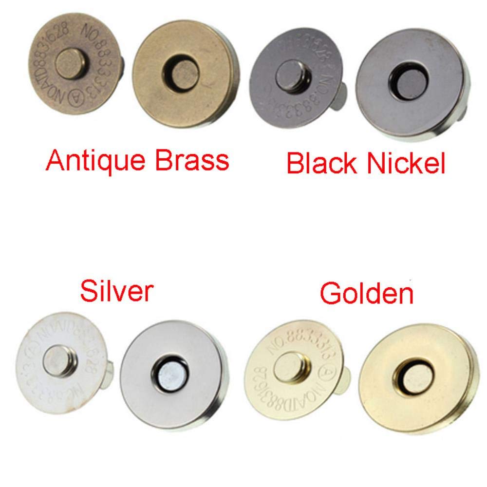 40 Bottoni Magnetici Per Borse 14mm - Chiusure Magnetiche Forti Per Cucito E Pelletteria - Foto 12