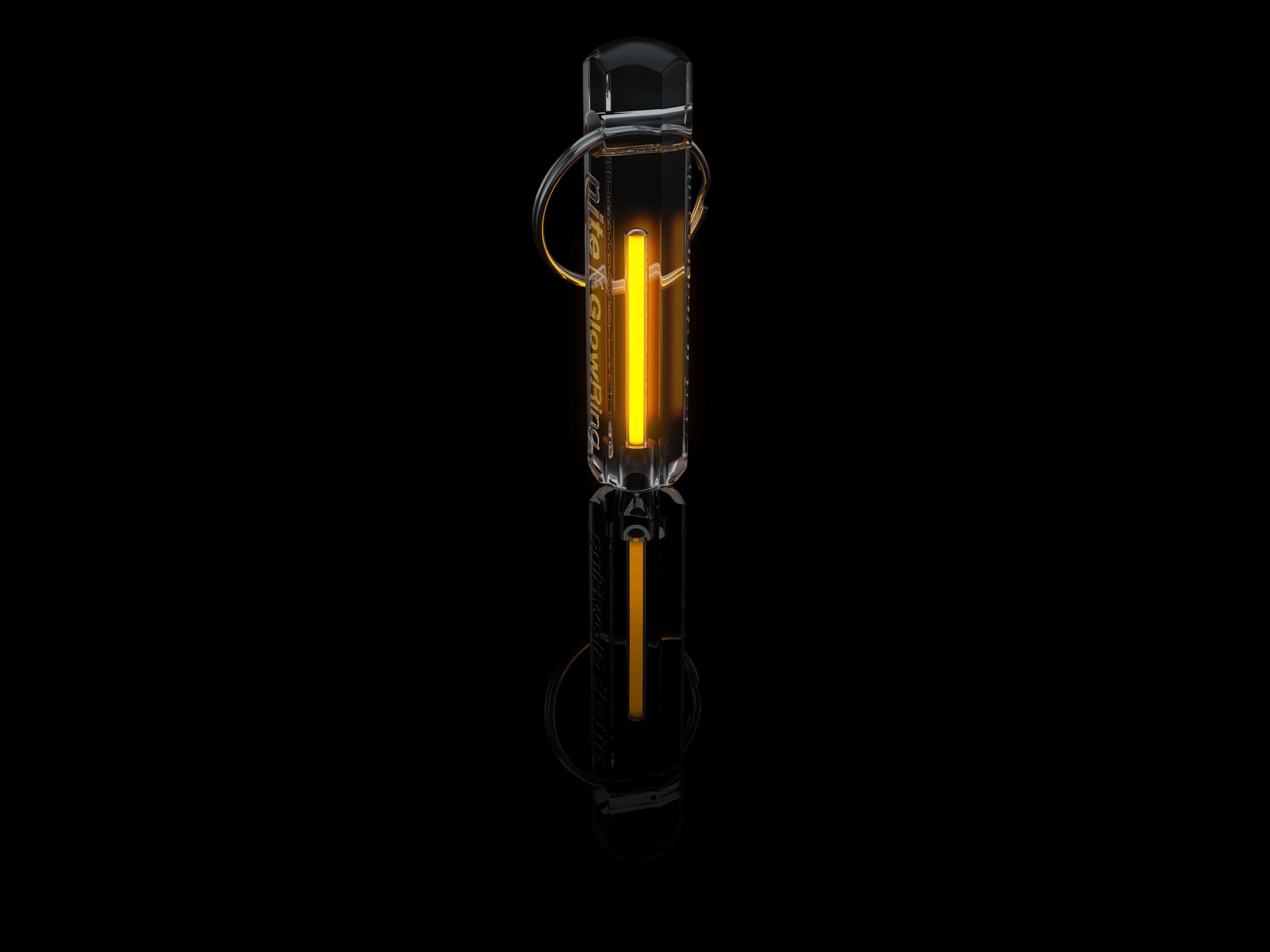 Clear Nite GlowRing Self-Luminous Safety Marker | 10+ Years Glow | Compact, Water-Resistant for Equipment and Personal Asset Marking (Orange)