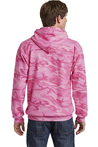 Classic Camo Print Core Fleece Pullover Hooded Sweatshirt2