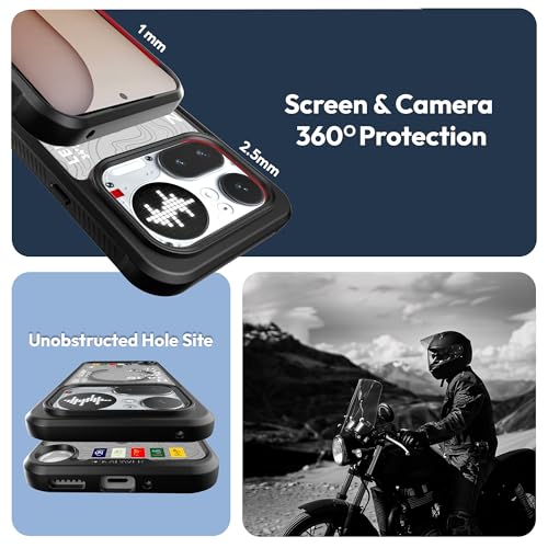 Image of KAPAVER Impulse MAG-X Back Cover Case for Nothing Phone 4a Pro (Leh-Ladakh)