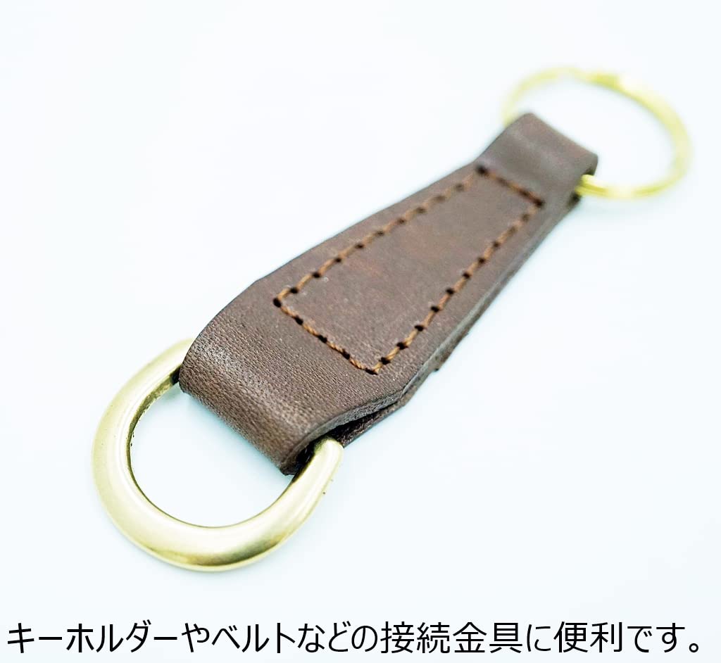 Amazon.co.jp: 真鍮ダイキャストDカン 12mm 2個入り 日本製 真鍮無垢