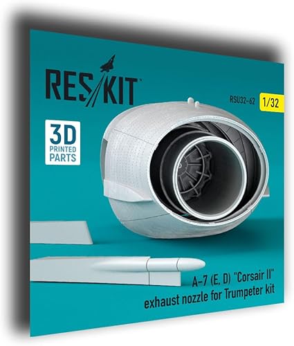 Miniatura 1 de Reskit RSU32-0062 1/32 A-7 (E, D) Boquilla de escape Corsair II para kit de trompetista