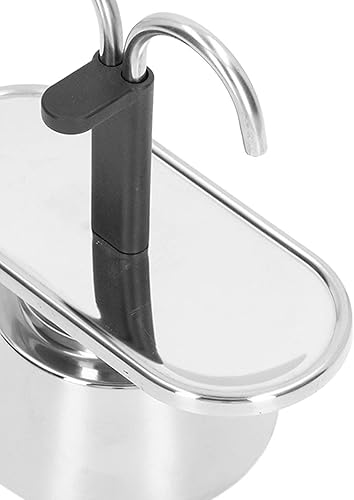 Miniatura 6 de TOPINCN Olla de moka de doble tubo de 3.4 fl oz, cafetera cubana para hacer expresos, capuchino y café con leche, tazas y tazas de té, tazas y