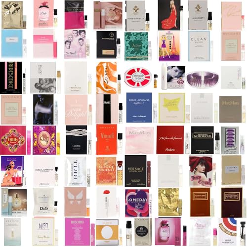 15x Luxury Designer Fragrance Vial Sampler Set for Women EDT/EDP Perfume Spray Travel Size Gift Set (15 Randoms Out of 50+ Brands)