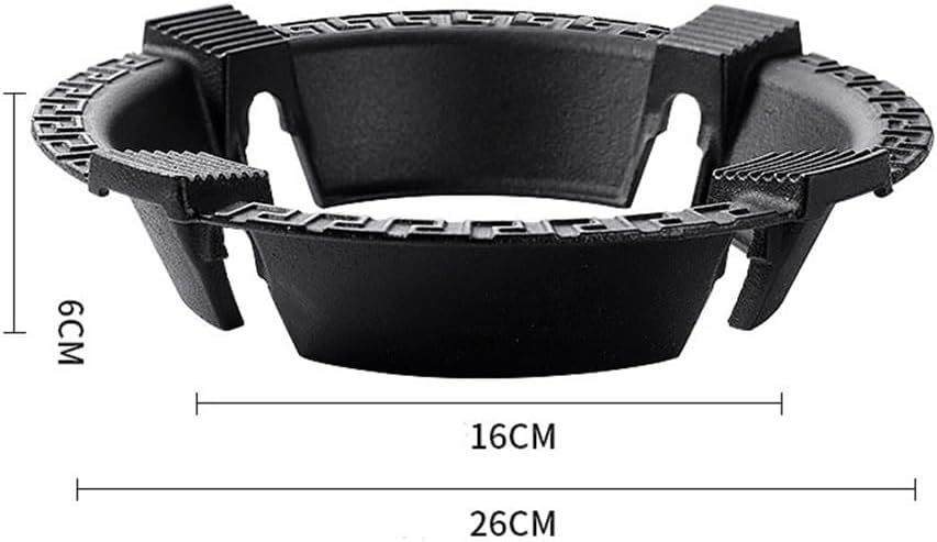 JSEIAJB Kitchen Utensils, Gas Stove, cast Iron Four Claw Gas Stove, Gathering fire Hood, Wind Deflector