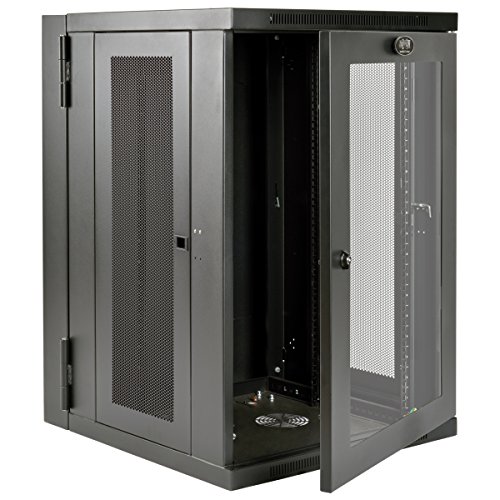 Tripp Lite 18U Wall Mount Rack Enclosure Server Cabinet With Acrylic Glass Door, Hinged Back, 24.5 In. Deep, Ups-Depth (Srw18Usdpg) #TOP1