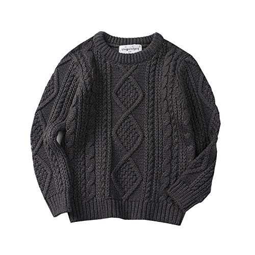 Moru Toddler Girls Boys Fall Winter Cute Cable Knit Pullover Sweaters Jacket 2-7 Years