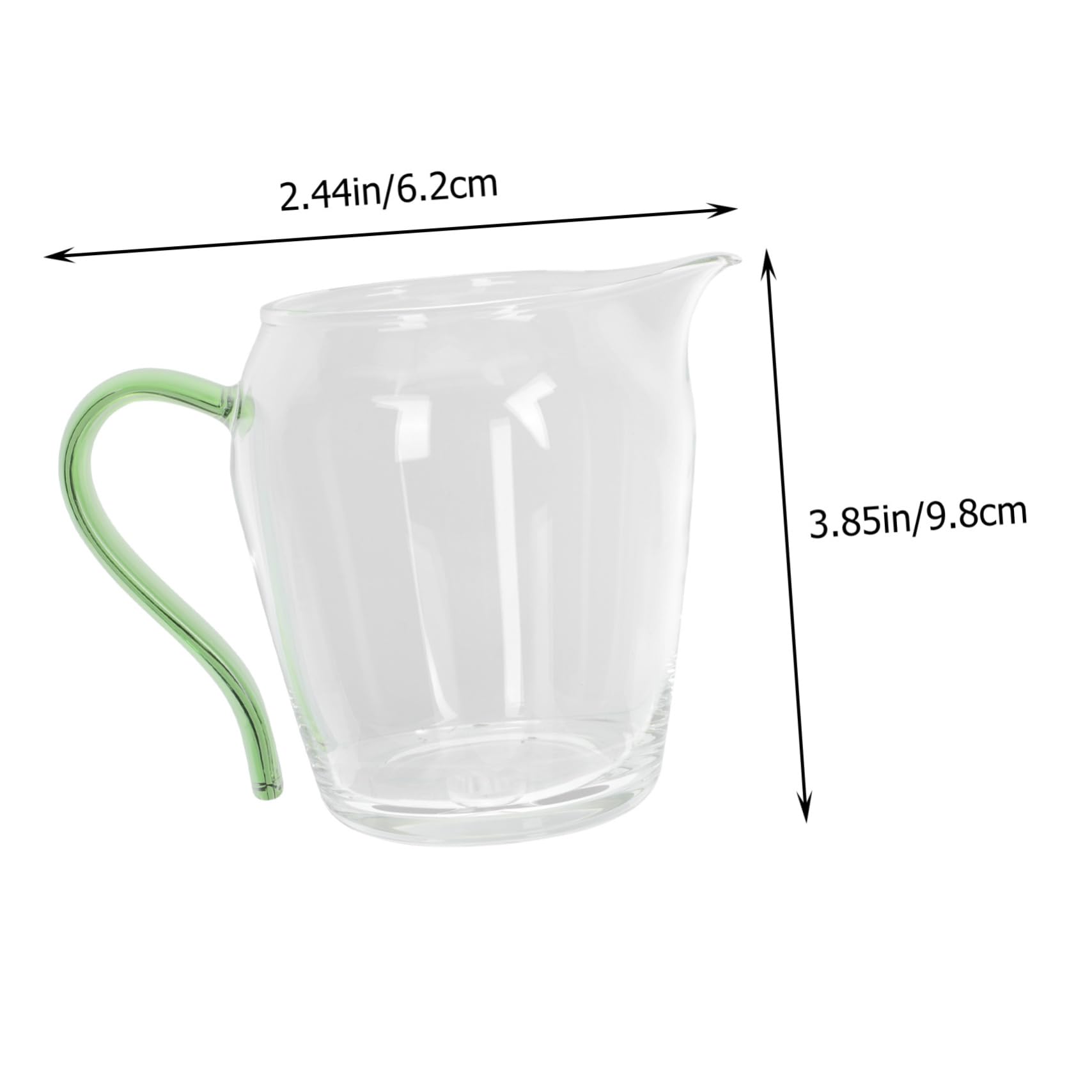Veemoon Tea Pitcher Lid for Borosilicate Cup Heat Resistant Glass Teacup Household Tea Cup for