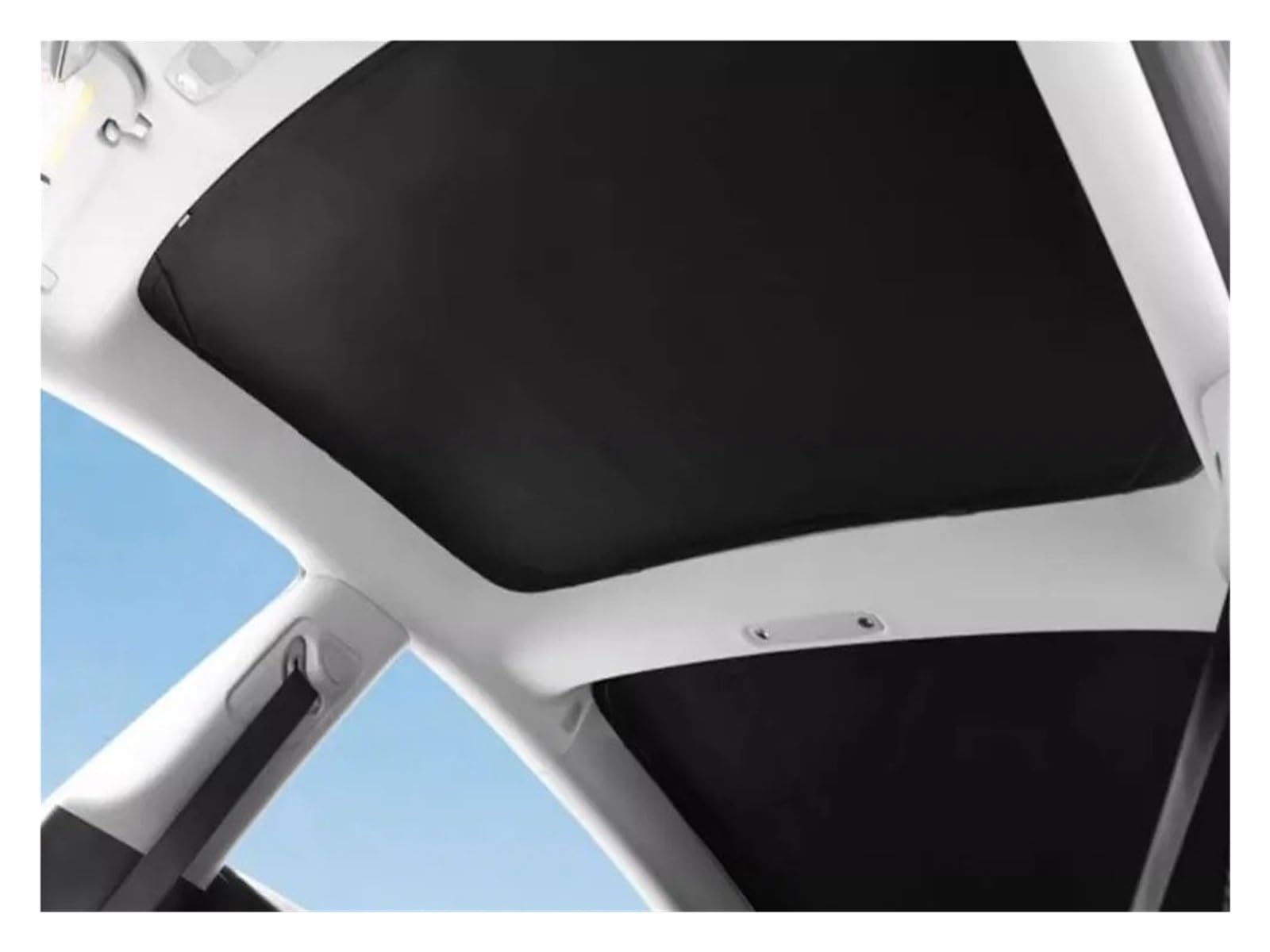 Parasoles para Tesla Model 3 Highland Model Y 2017-2026 Ice Cloth Buckle Pare Glass Front Rear Sunhead Roof Skylight Accessory(F)