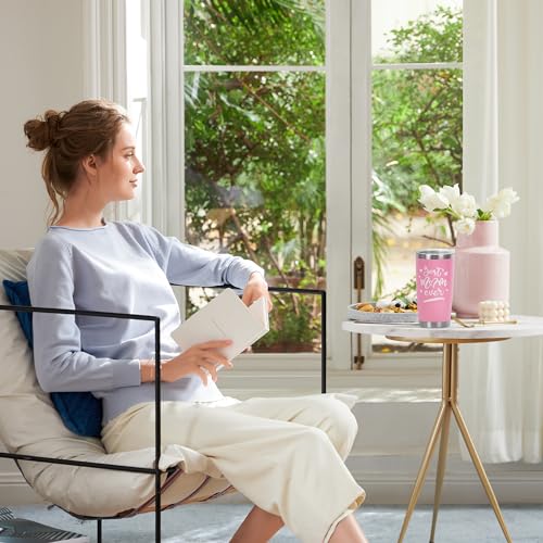 Lunluck Gifts for Women, Birthday Gifts for Women Gifts for Her Relaxing Spa Gift Basket Set, Gifts for Mum Best Mum Ever Bath and Body Care, Happy Birthday Gifts for Her (Pink) - Image 4